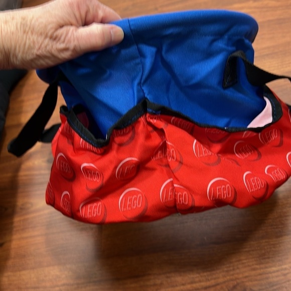 Lego Big Storage Bucket Bag Blue/Red NWT - Picture 4 of 7